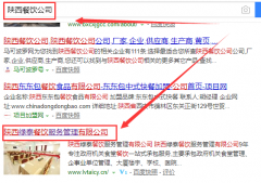 陜西綠泰餐飲服務管理有限公司與我司做網站推廣項目