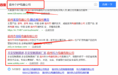 宿州科力電器有限公司和本公司簽約搜索引擎優化推廣合同