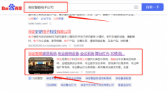 保定信*電子科技有限公司SEO到首頁按天扣費